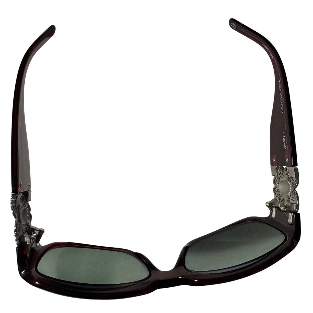 Jessica McClintock Burgundy Eyeglasses 59-17-130MM JMC 558 Oversized Frames Only - Picture 9 of 11